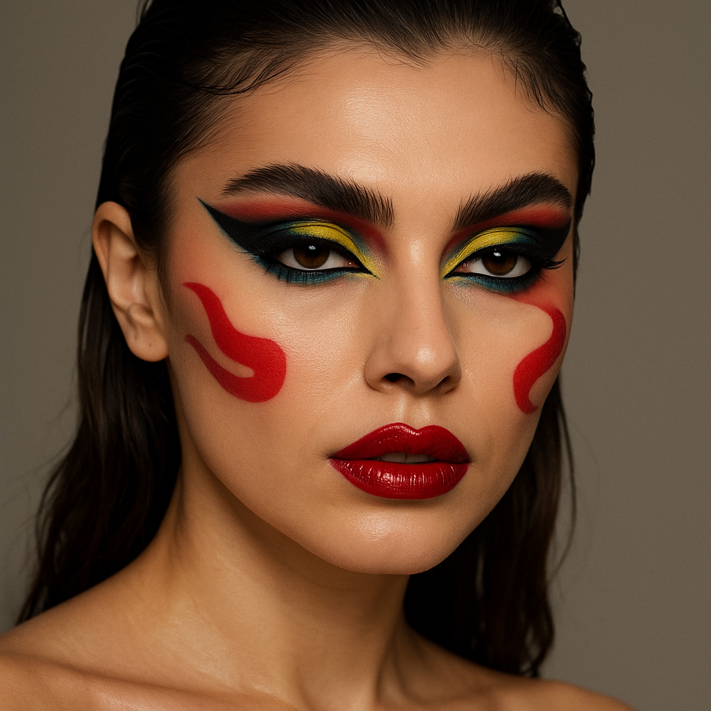 Editöryel makyaj, yüksek etkili fotoğraf çekimi makyajı